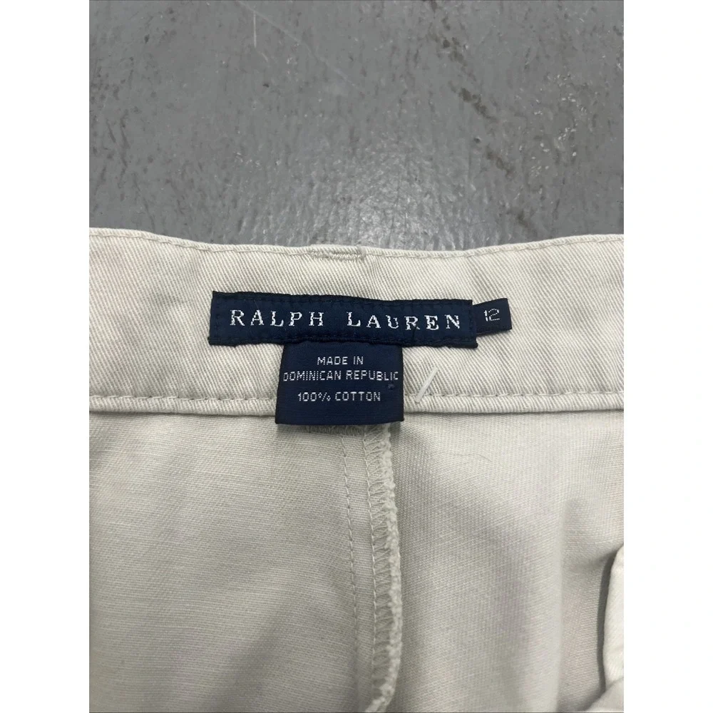 Polo Ralph Lauren Men's Classic Fit‎ Cotton Twill Beige Chino Pants Size 34x32